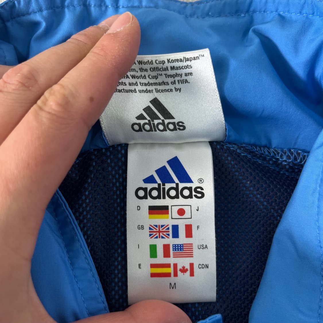 105 아디다스 2002 FIFA 월드컵 코리아 재팬 아노락 자켓 상품이미지4