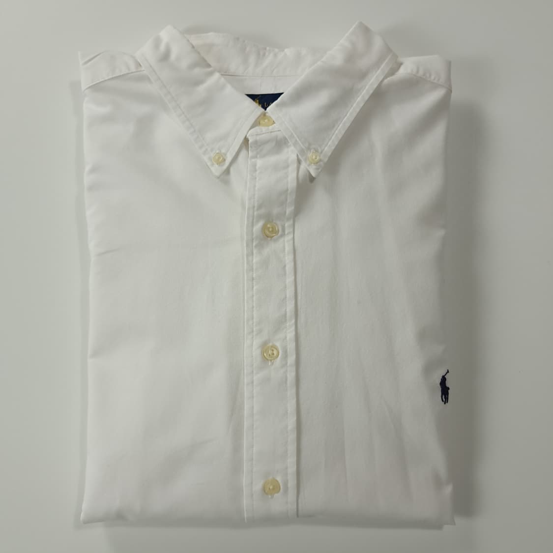 CK310 2XLT 폴로 QR인증 네이비포니 화이트 옥스포드셔츠 남방 상품이미지9
