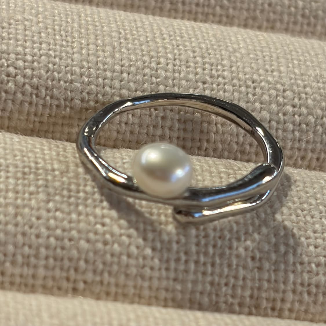 새상품 여성 신주 진주알 반지  상품이미지7