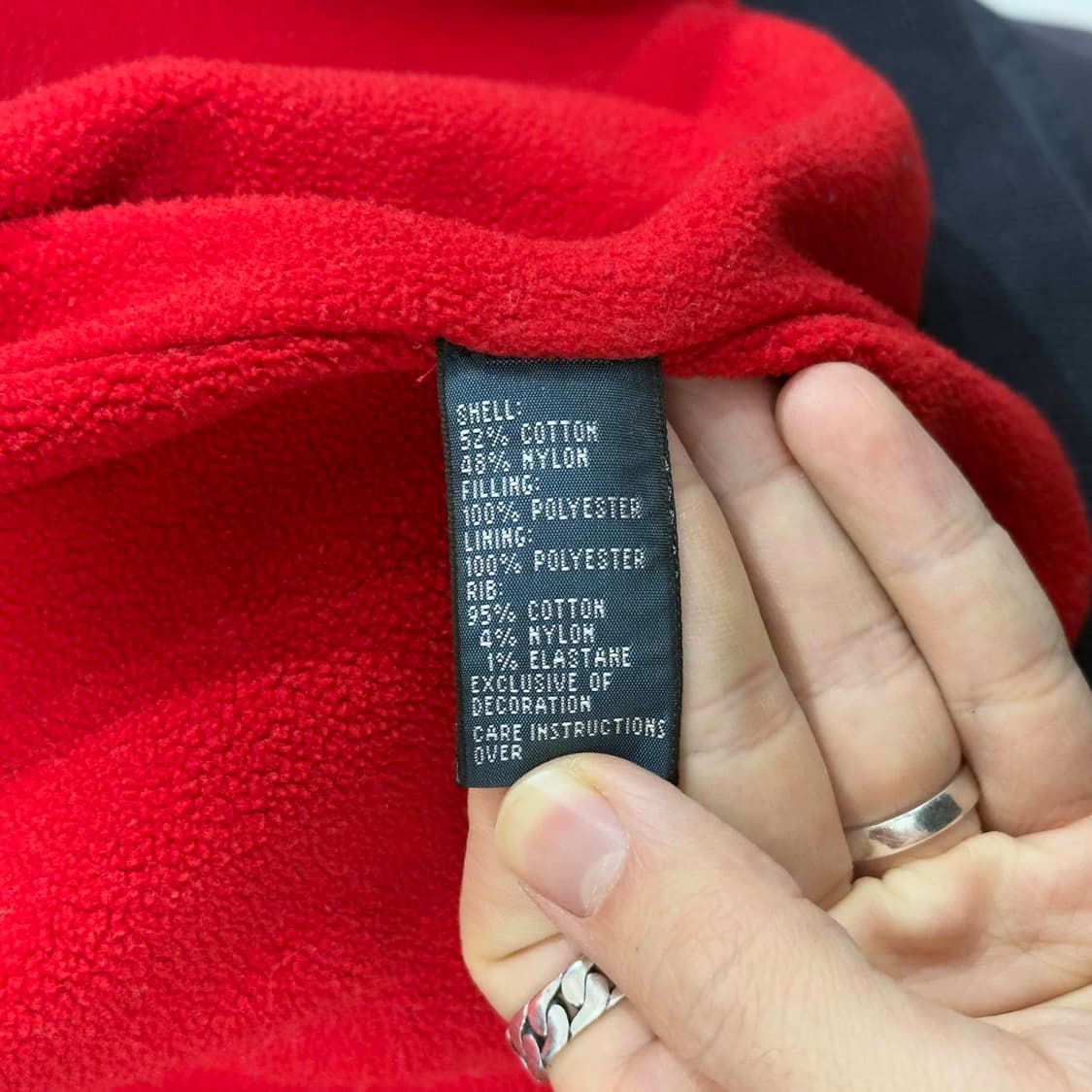 90s 폴로 랄프로렌 플리스 안감 쉘드 자켓 상품이미지8