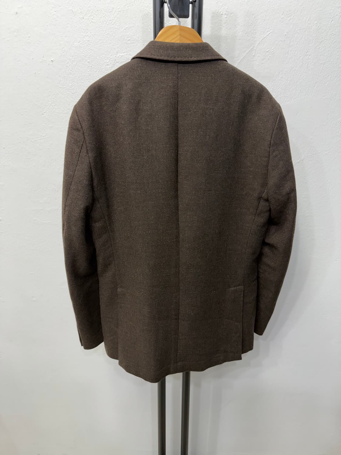 정품) 에스티듀퐁 이태리 브라운 남성 울자켓 46 상품이미지4