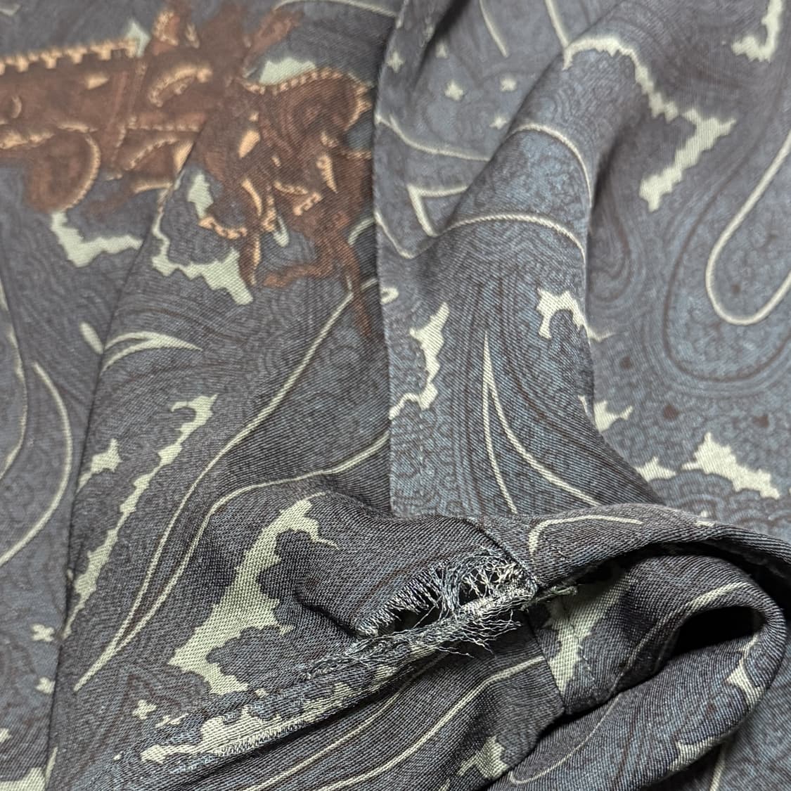 Sozi 소지 일본 빈티지 페이즐리 셔츠 상품이미지6