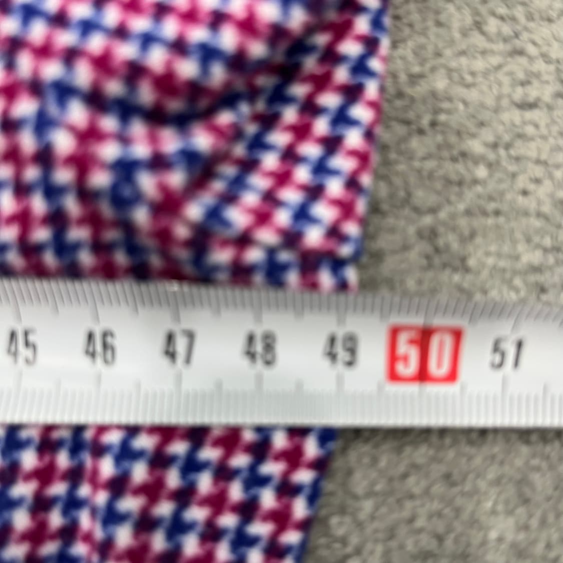 95 루이까스텔 체크 긴팔 카라 티 상품이미지8