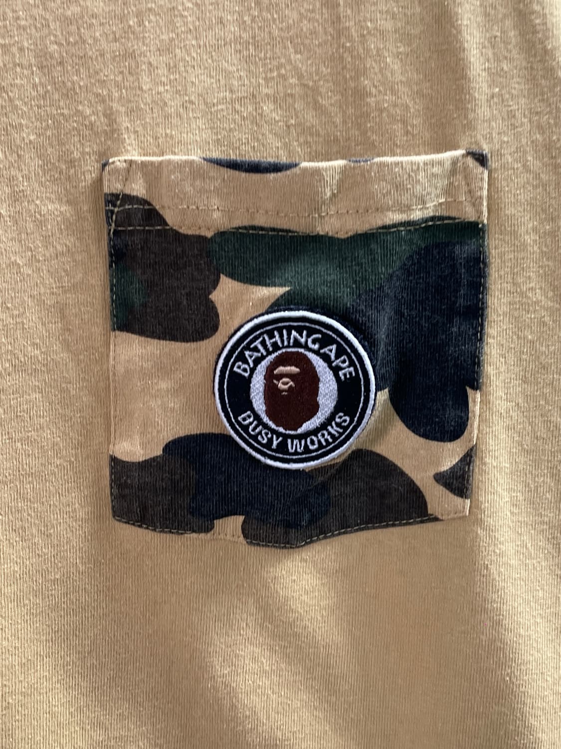 베이프 카모 포켓 패치 반팔티 (on.668)   상품이미지4