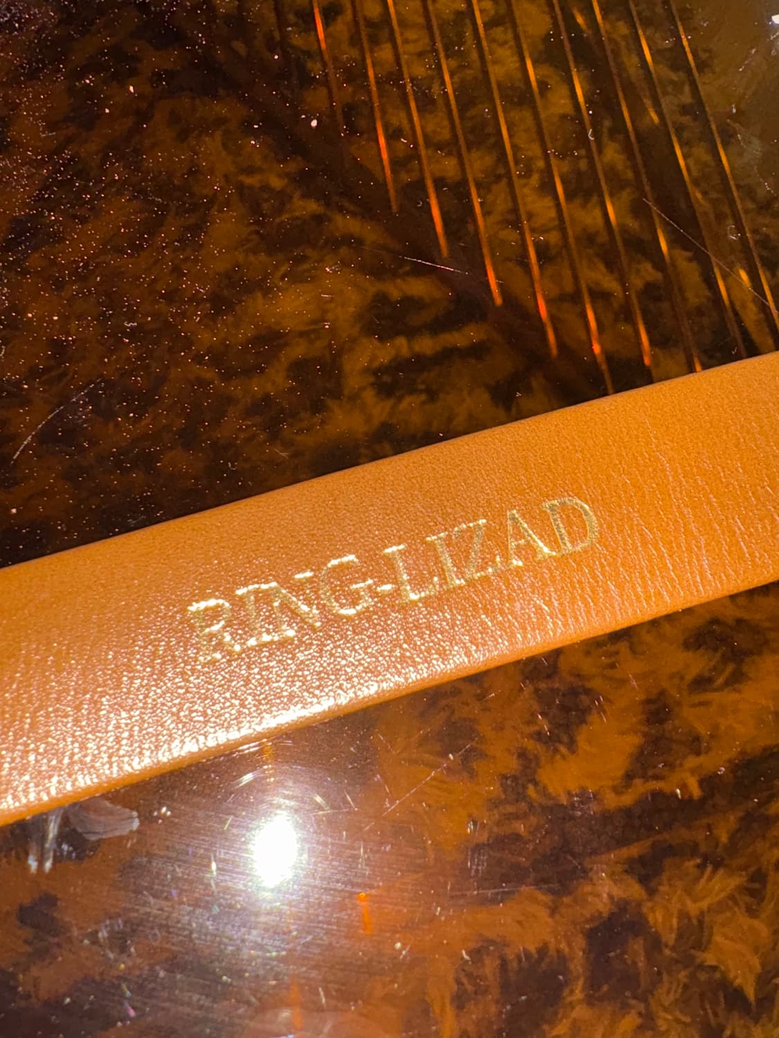 LINGLIZARD mizo brown belt 상품이미지5