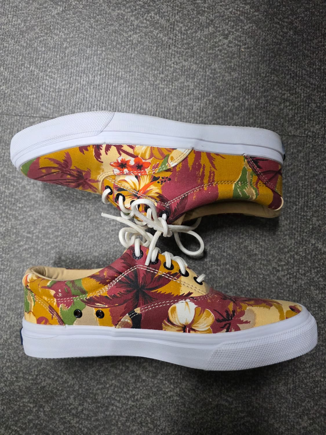 [260] 스페리 탑사이더 야자수 패턴 캔버스화 스니커즈 상품이미지7