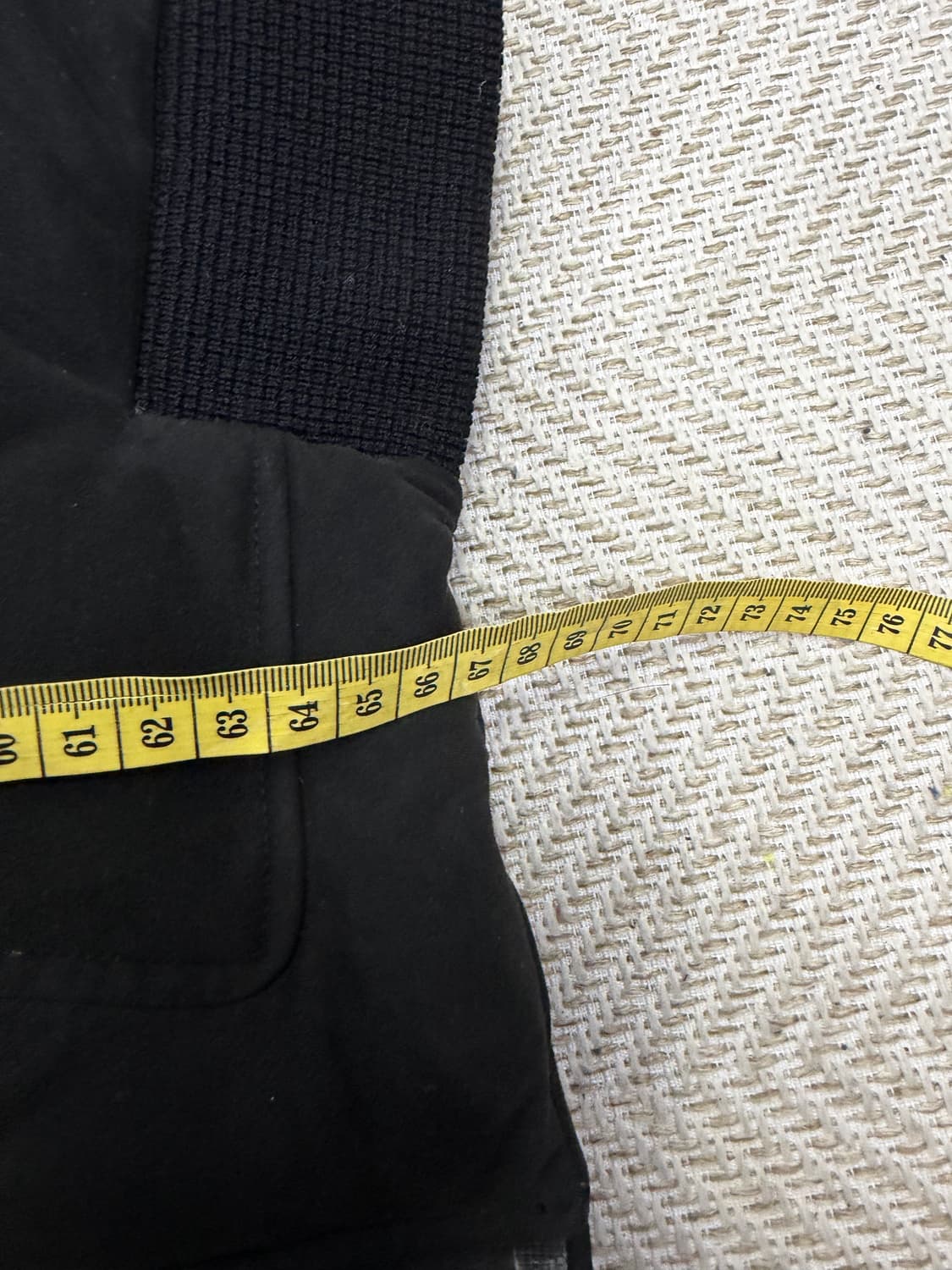 정품) 시스템옴므 한섬 블랙 봄버 구스패딩 자켓 95 상품이미지9