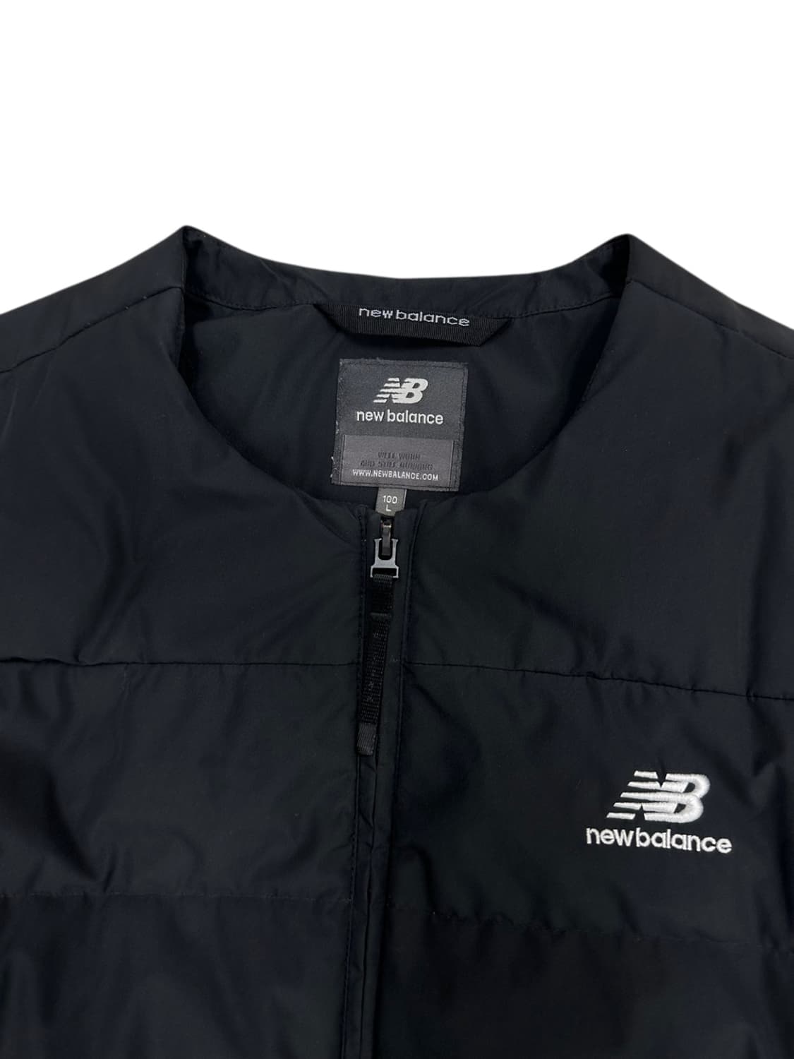 뉴발란스 구스다운 경량패딩 블랙 (L) 상품이미지3