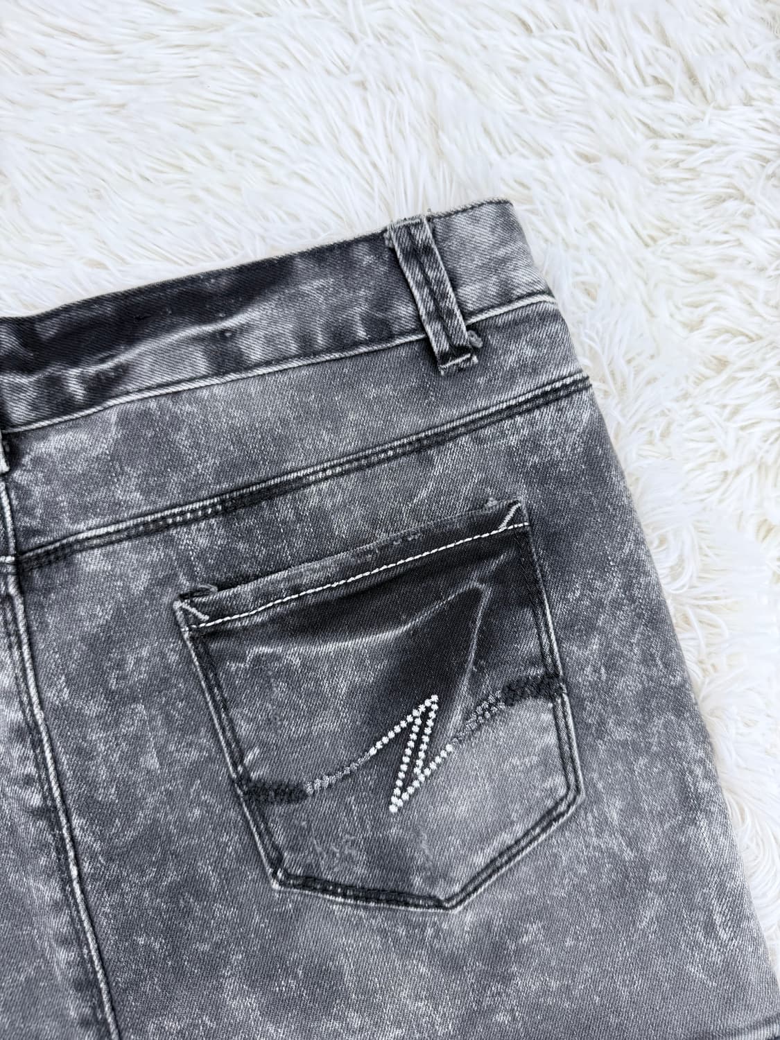 블랙워싱데님미니sk 상품이미지4