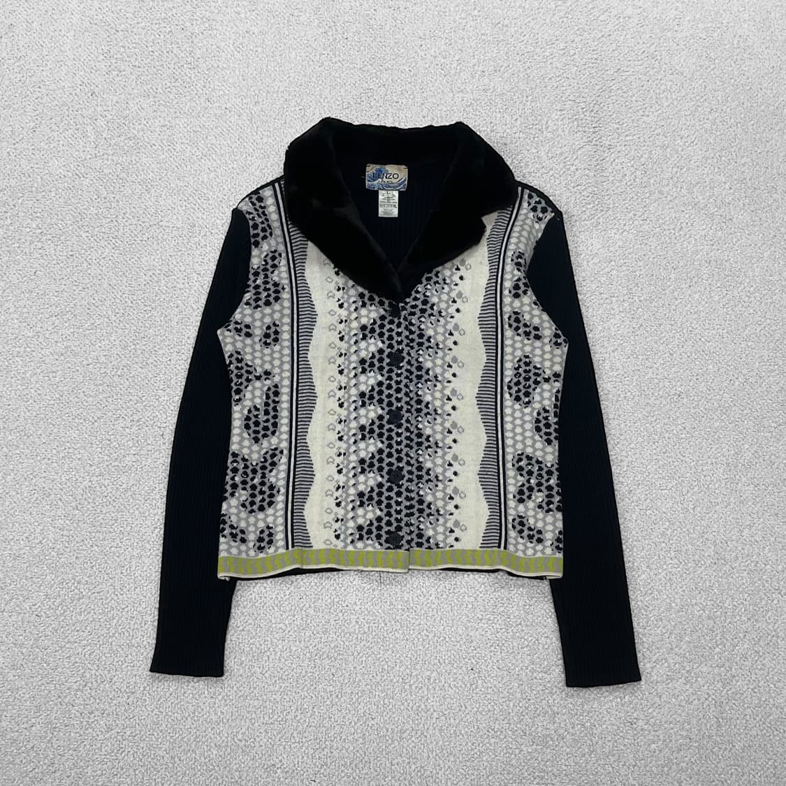 겐조 Kenzo 레오파드 니트 가디건 상품이미지2