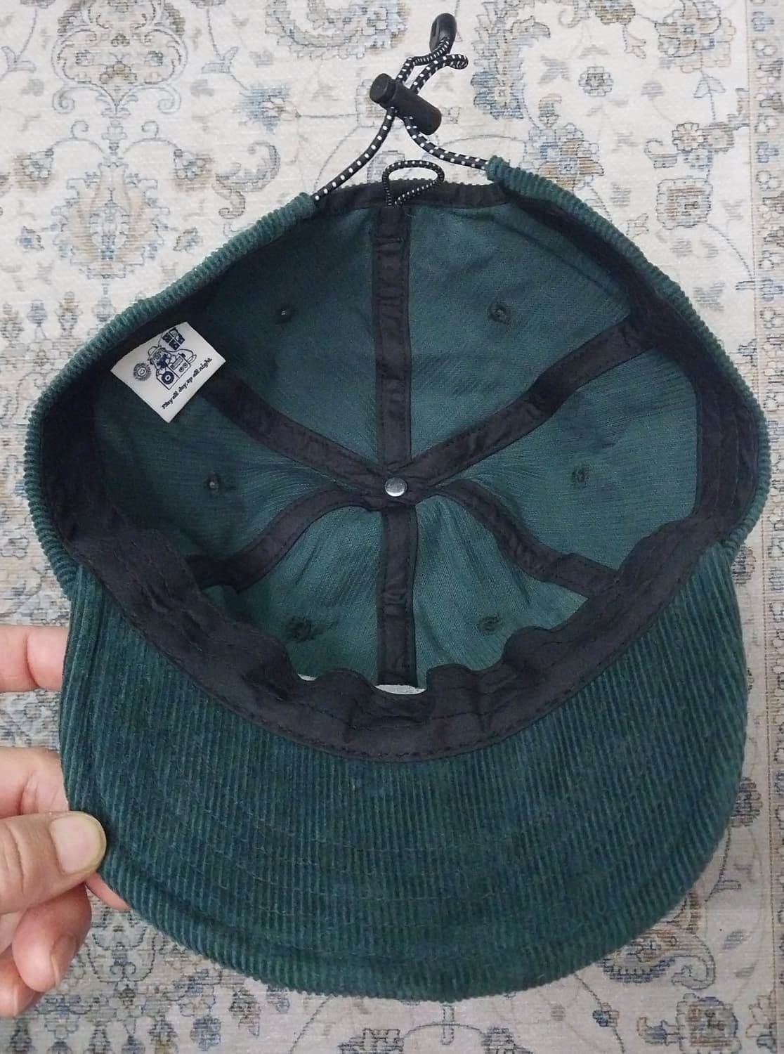 Kappy X 모노클 Yeti 코듀로이 볼캡 포레스트 그린 상품이미지7