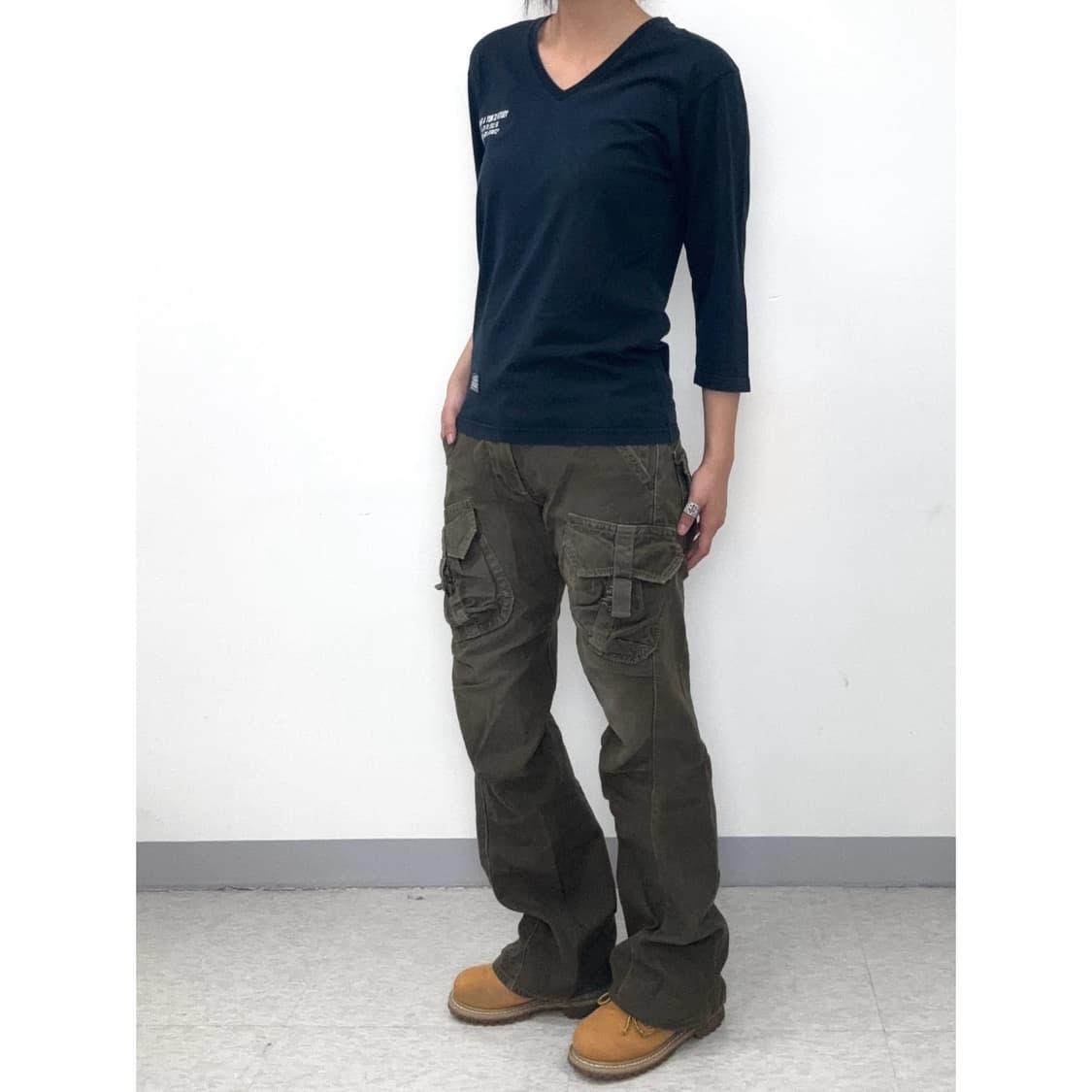 빈티지 펑크 블랙 반팔 상품이미지4