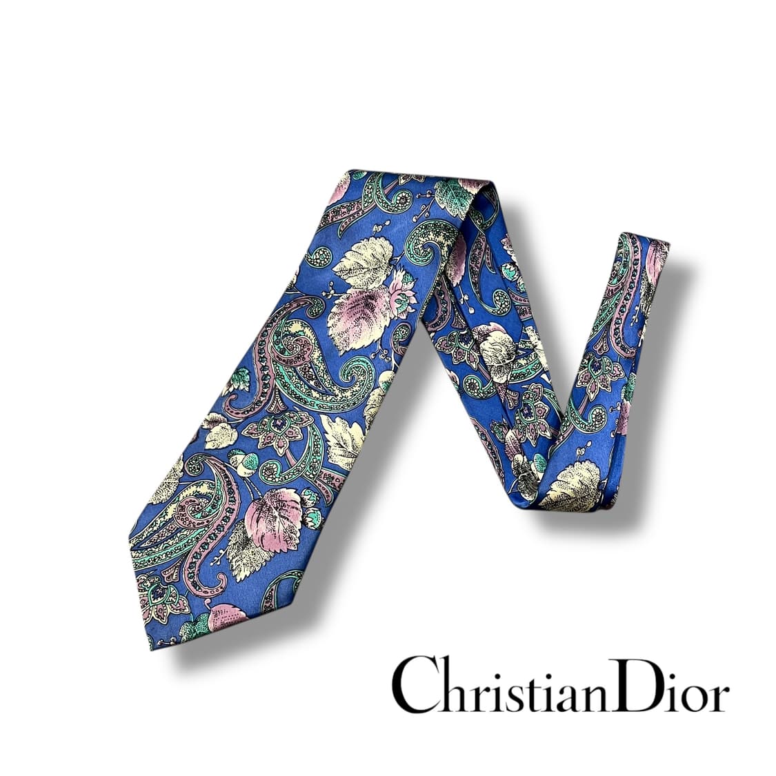  크리스찬 디올 플라워패턴 실크 넥타이 y14306 상품이미지1