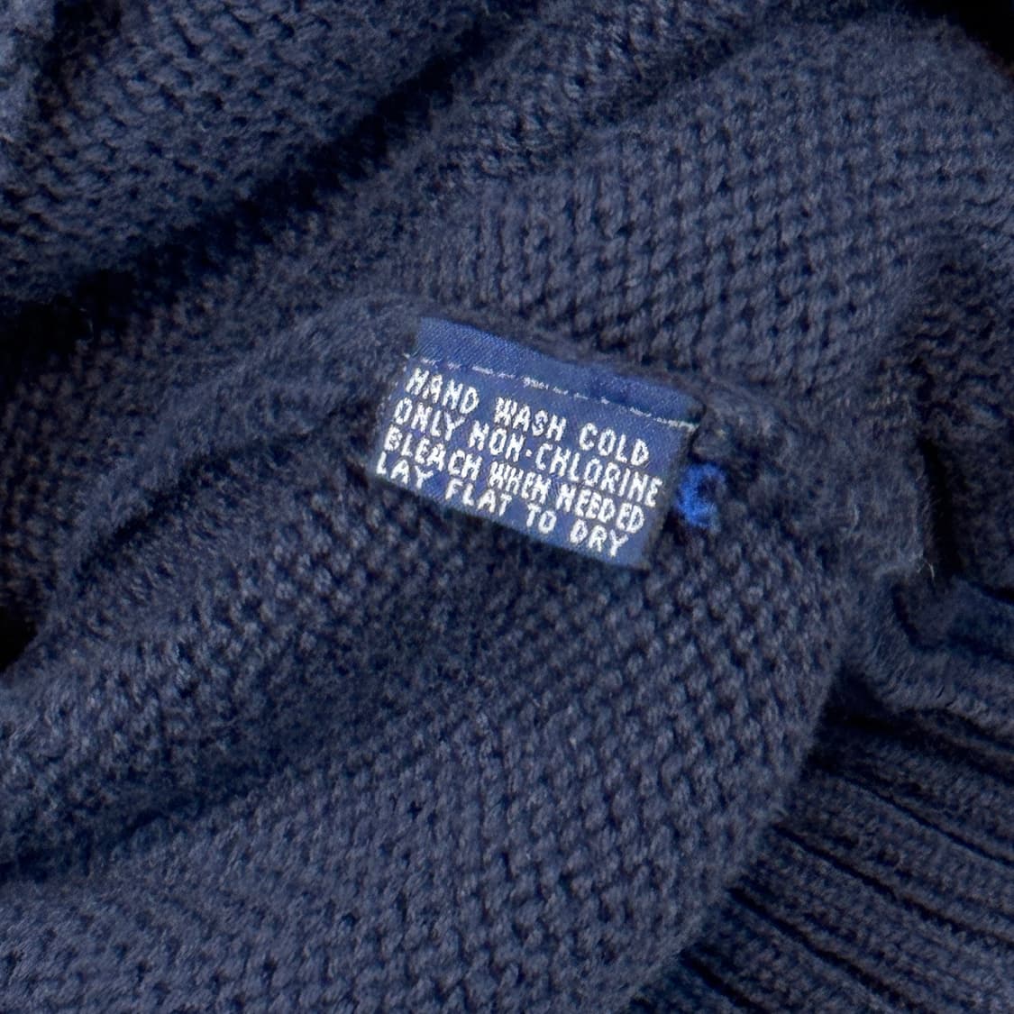 S) 폴로 랄프로렌 폴로 베어 헤비코튼 라운드넥 니트 네이비 상품이미지8