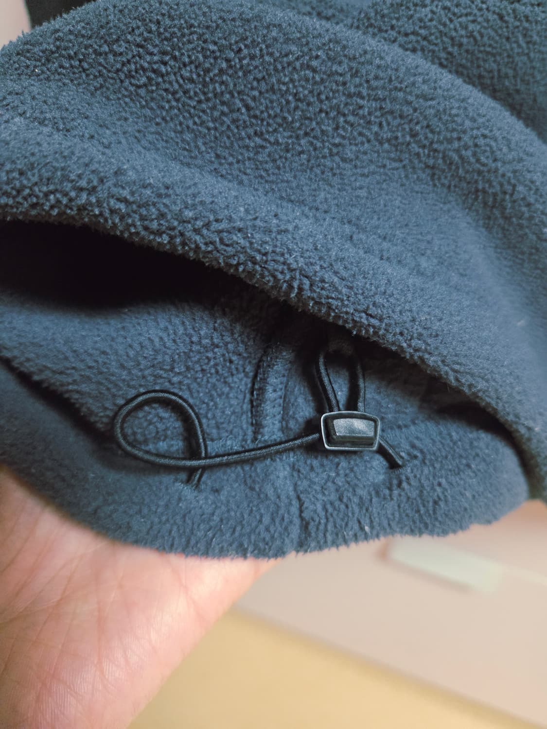 (L)유니클로 하프집업 플리스 다크그린 상품이미지5