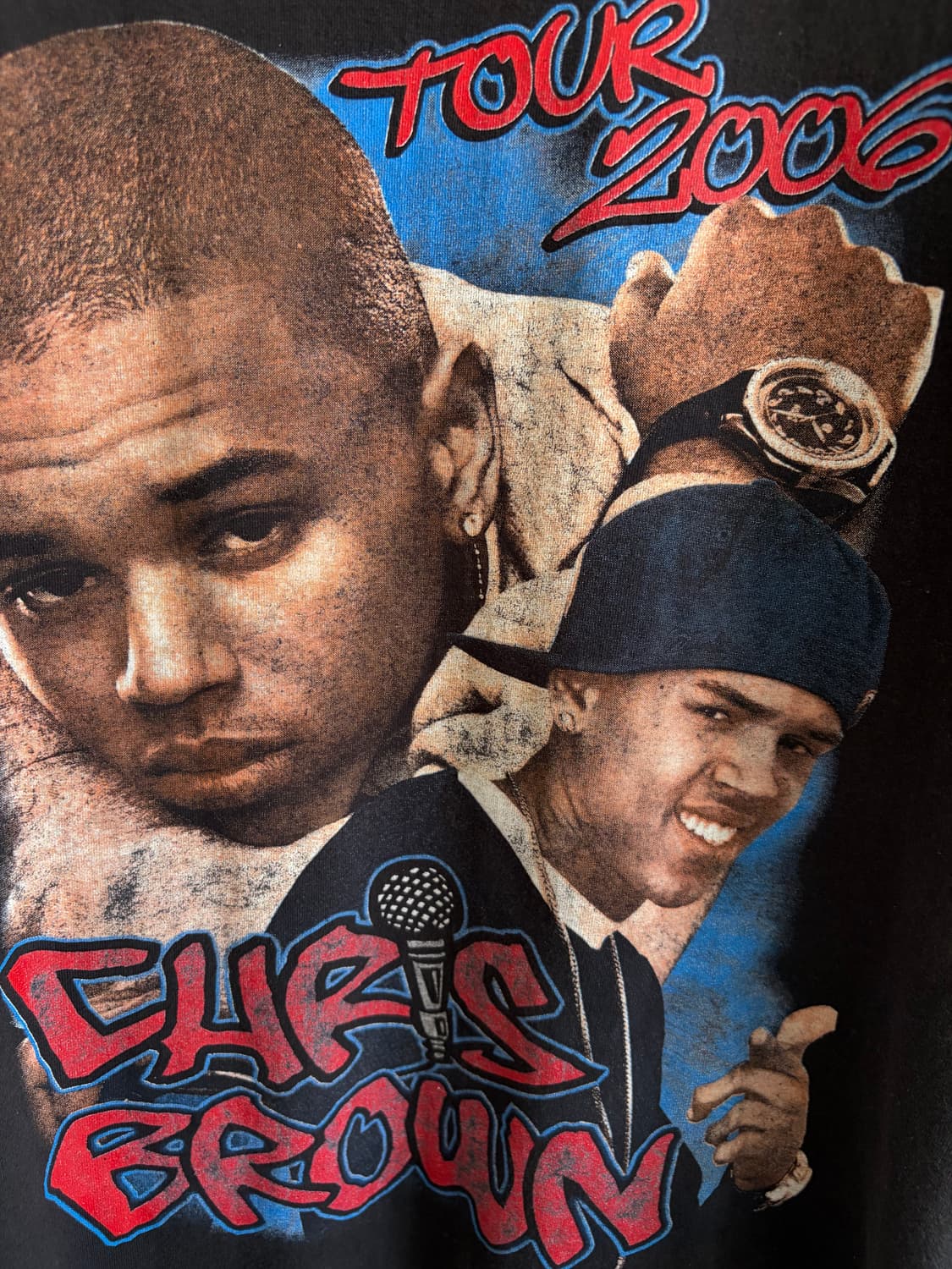 00s 크리스브라운 투어 티셔츠 상품이미지2