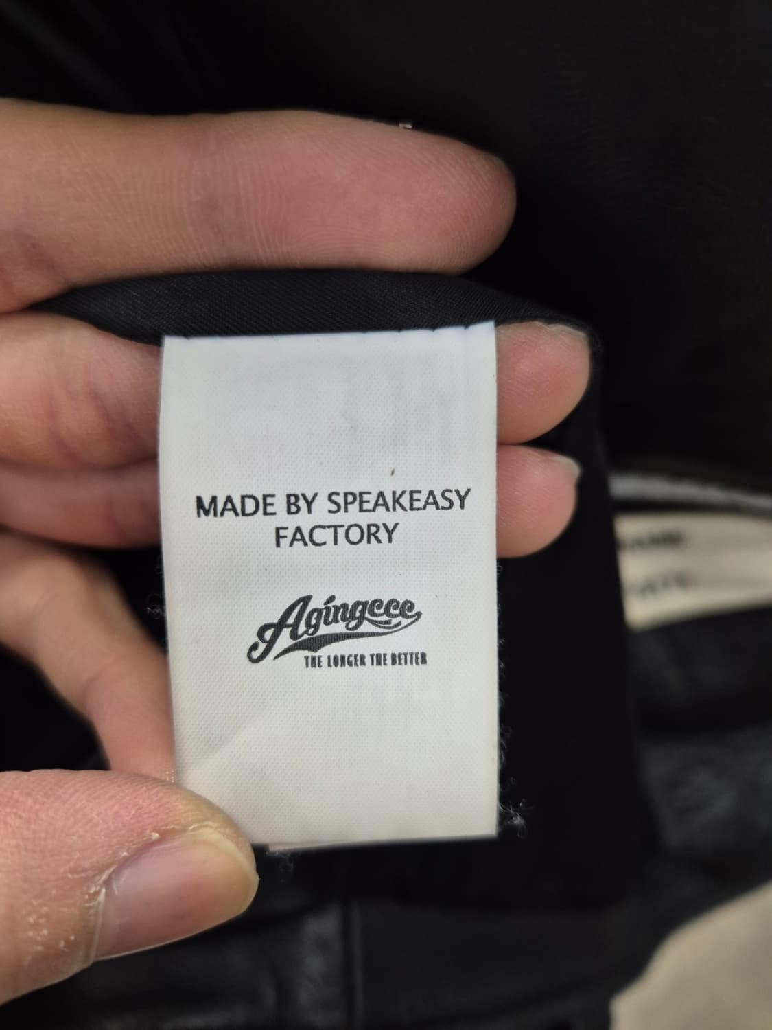 에이징씨 라이더 자켓 S (이탈리안 레더) 상품이미지6