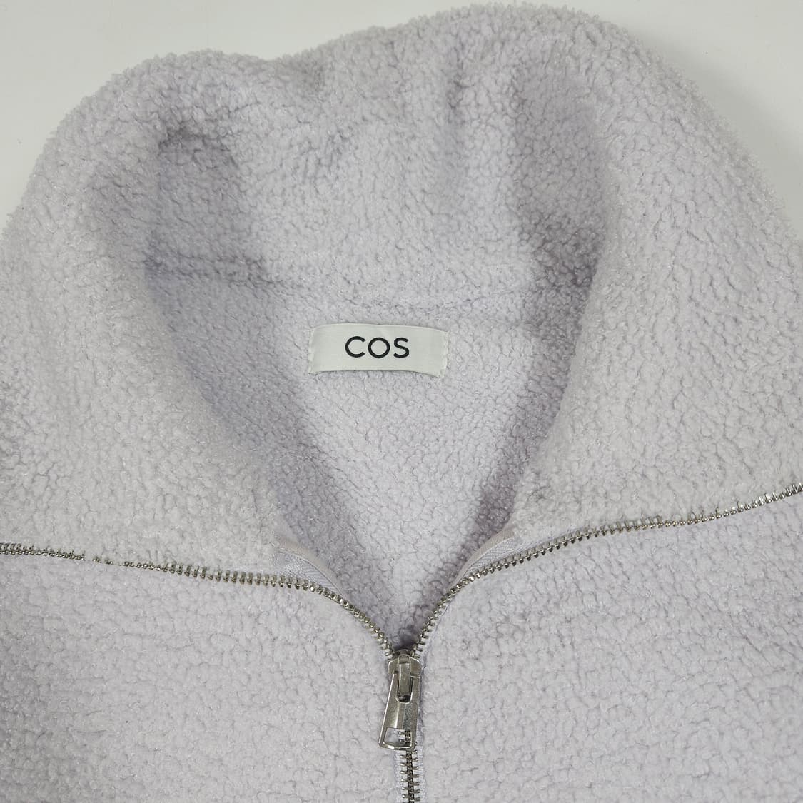 COS 코스 반집업 롱 후리스 상품이미지2