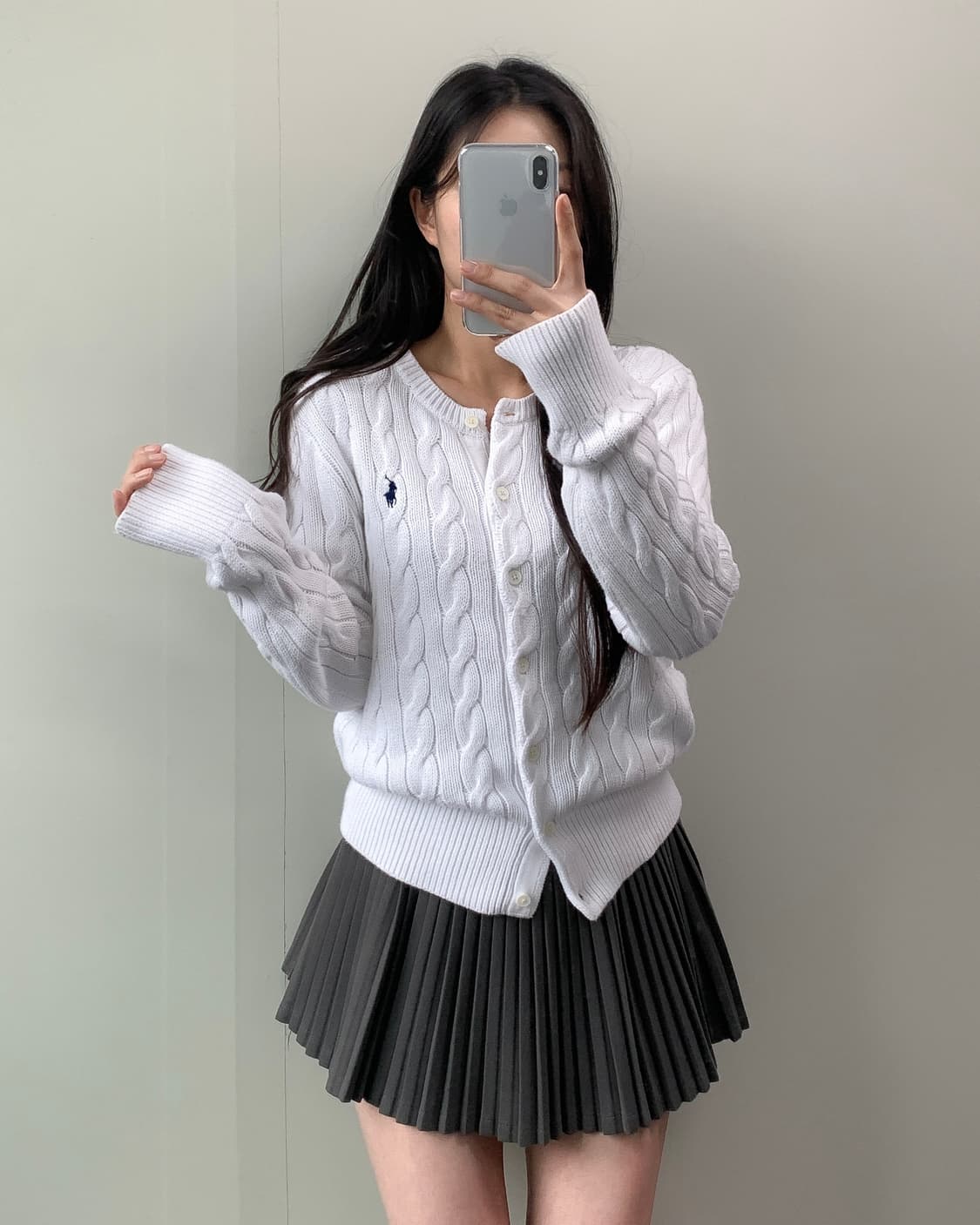 폴로 수지 가디건 상품이미지2