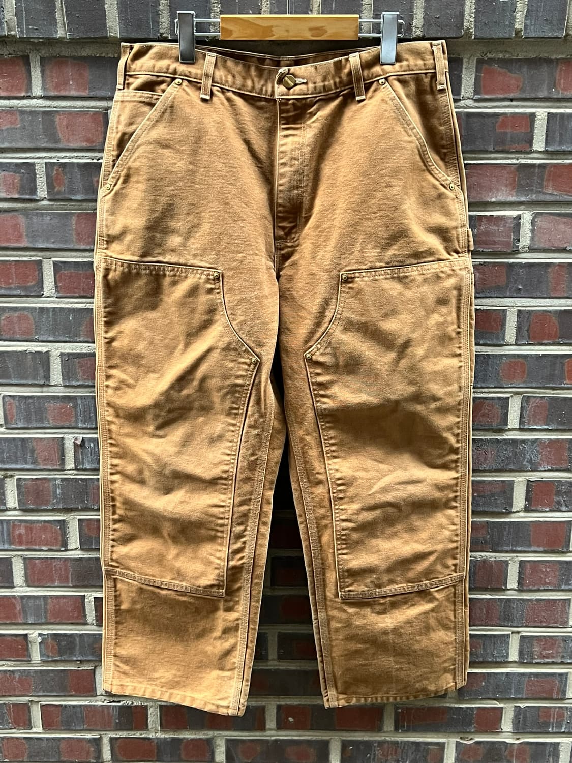 [36x30] 칼하트 USA MADE 더블니 워크팬츠 덕 캔버스 상품이미지1