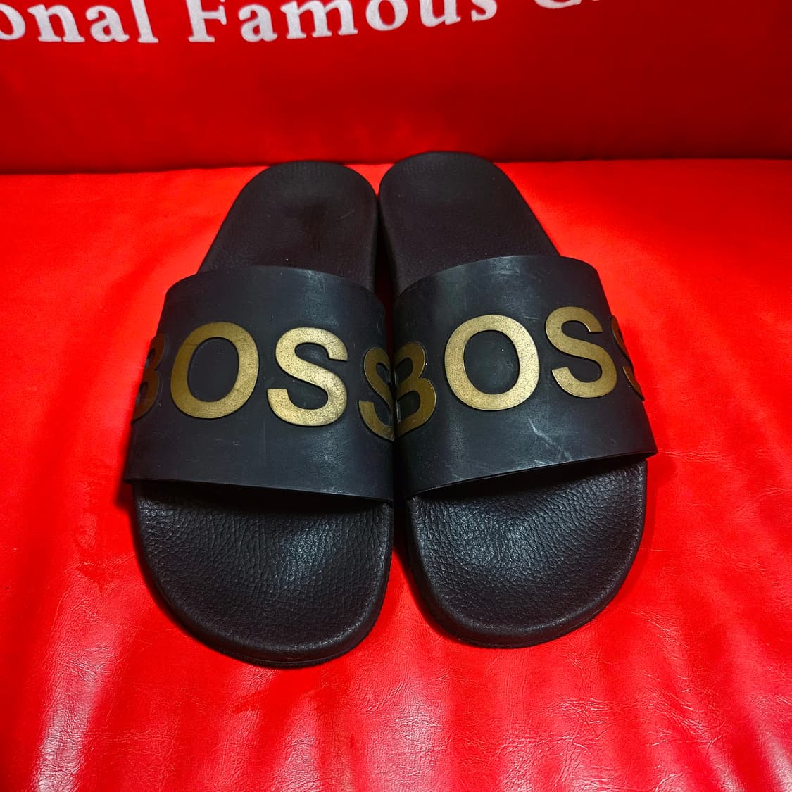 보스(BOSS) 골든 로고 슬리퍼 43size 상품이미지2