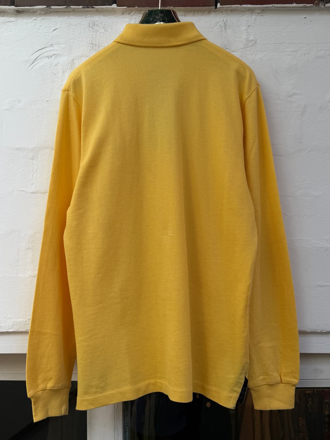 Burberrys 버버리 빈티지 옐로우 긴팔 폴로셔츠 M 상품이미지8