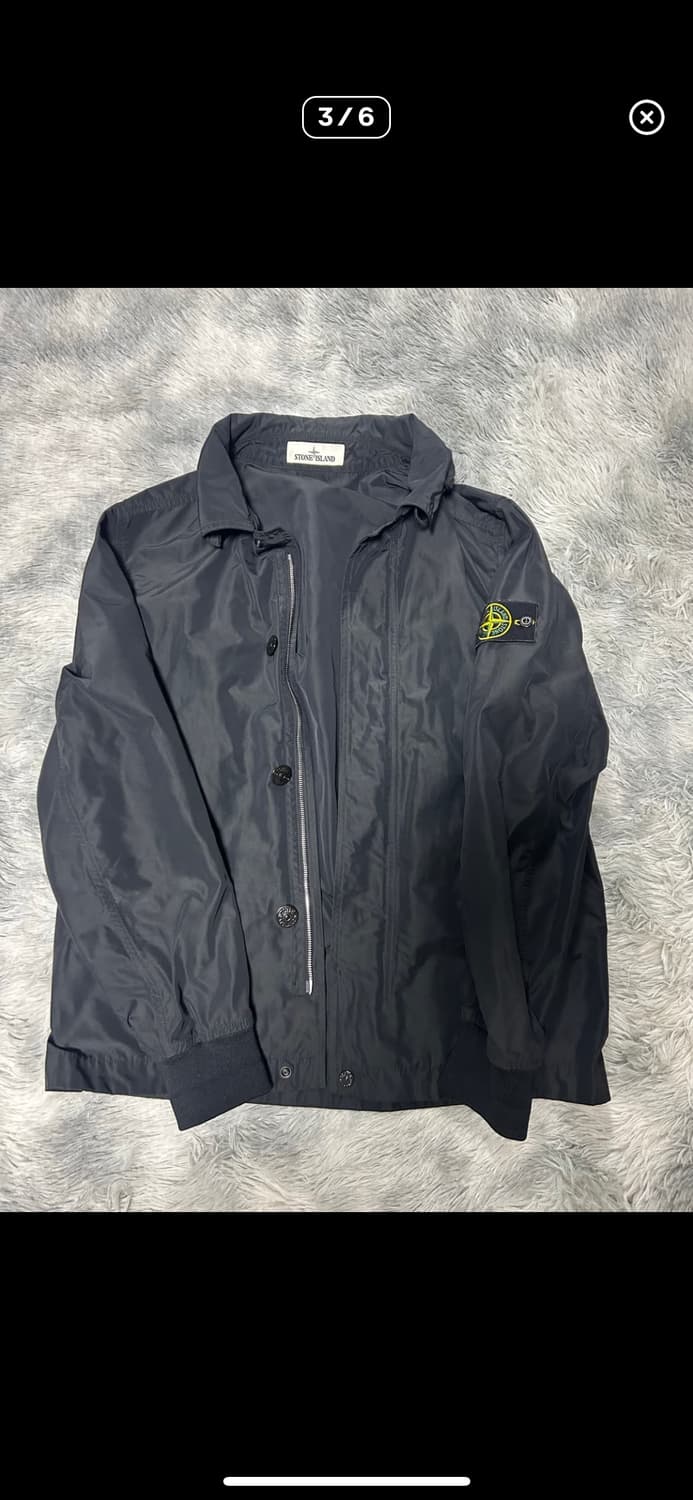 스톤아일랜드 마이크로랩스 나일론 바람막이 M 블랙 상품이미지3