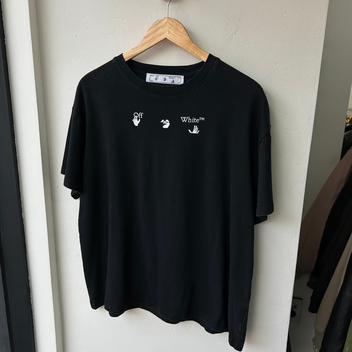 16468 - 오프화이트 피스 월드와이드 반팔 티셔츠 상품이미지2