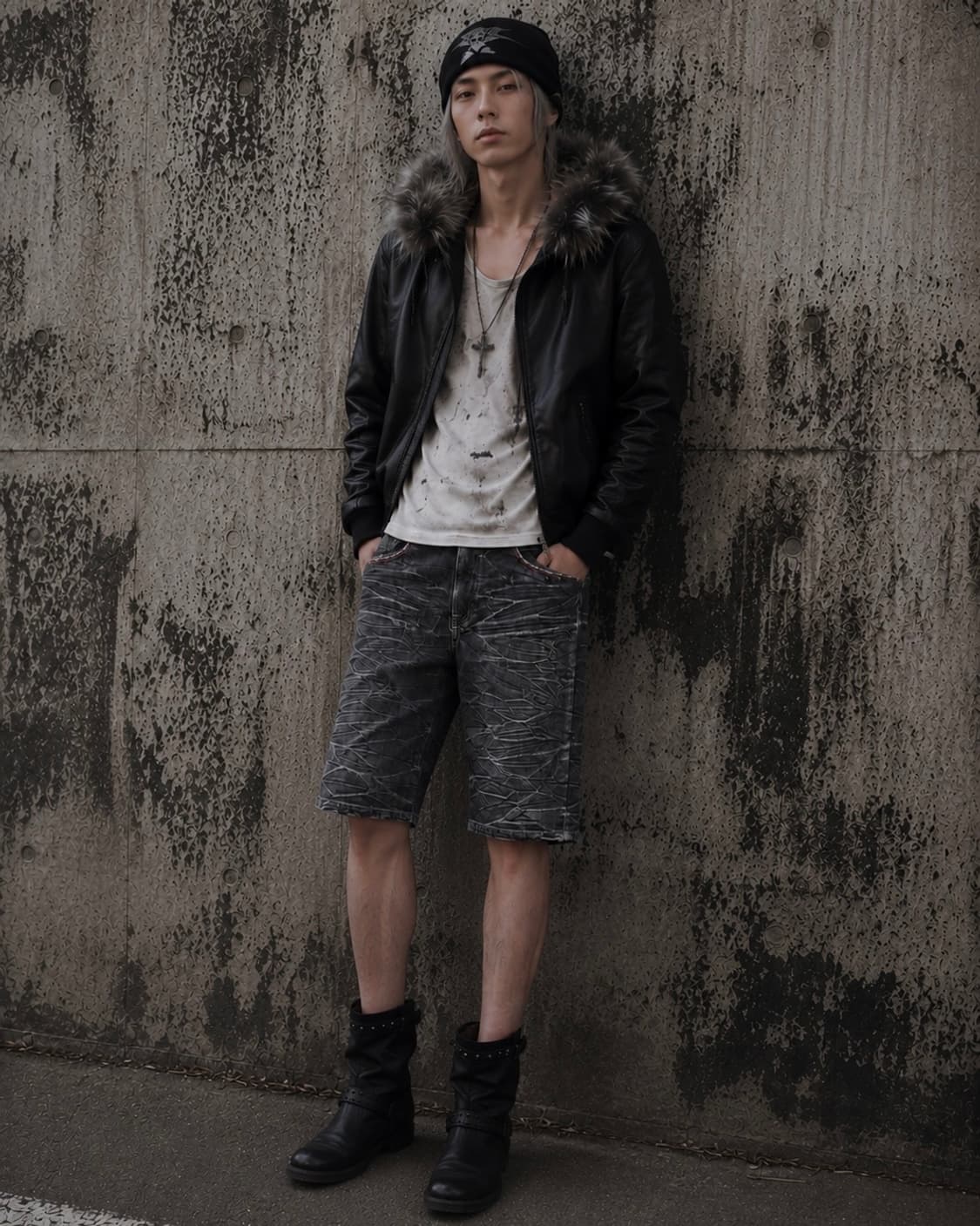 Crushed Wash Denim Shorts 상품이미지10