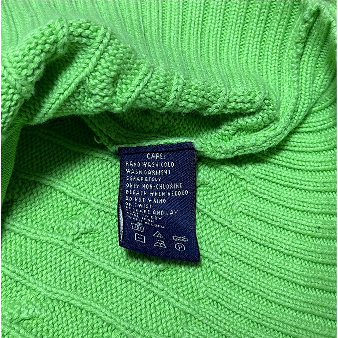 폴로 케이블 니트 집업 상품이미지2