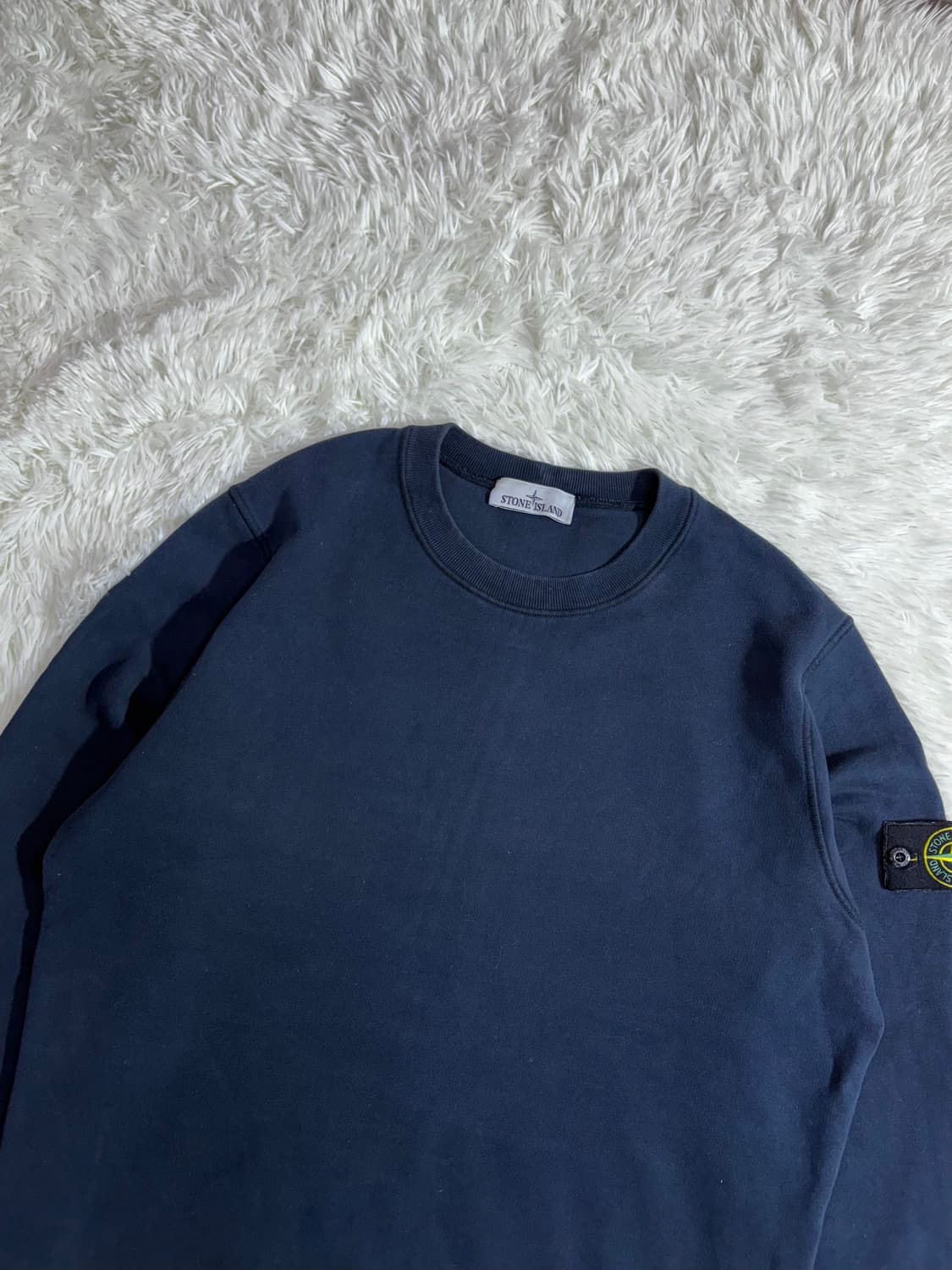 스톤아일랜드 신형 다크네이비 와펜 맨투맨  상품이미지4