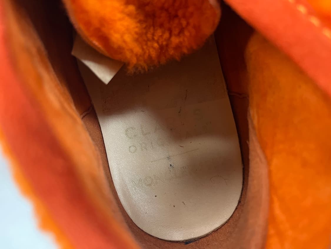 몽클레어 x 클락스 양털 오렌지 왈라비 부츠 270 상품이미지7