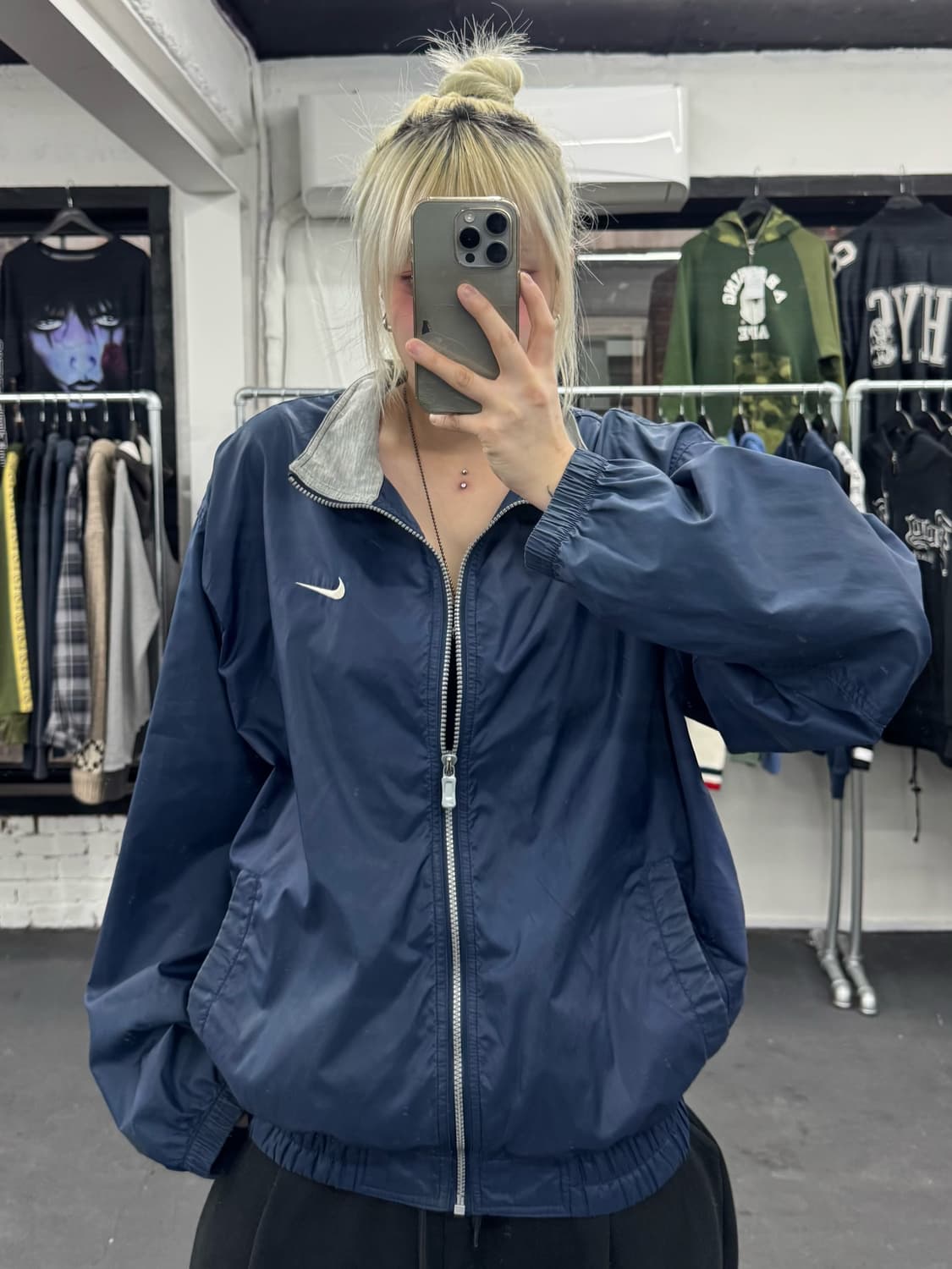 나이키 백스우시 올드스쿨 바람막이 상품이미지2