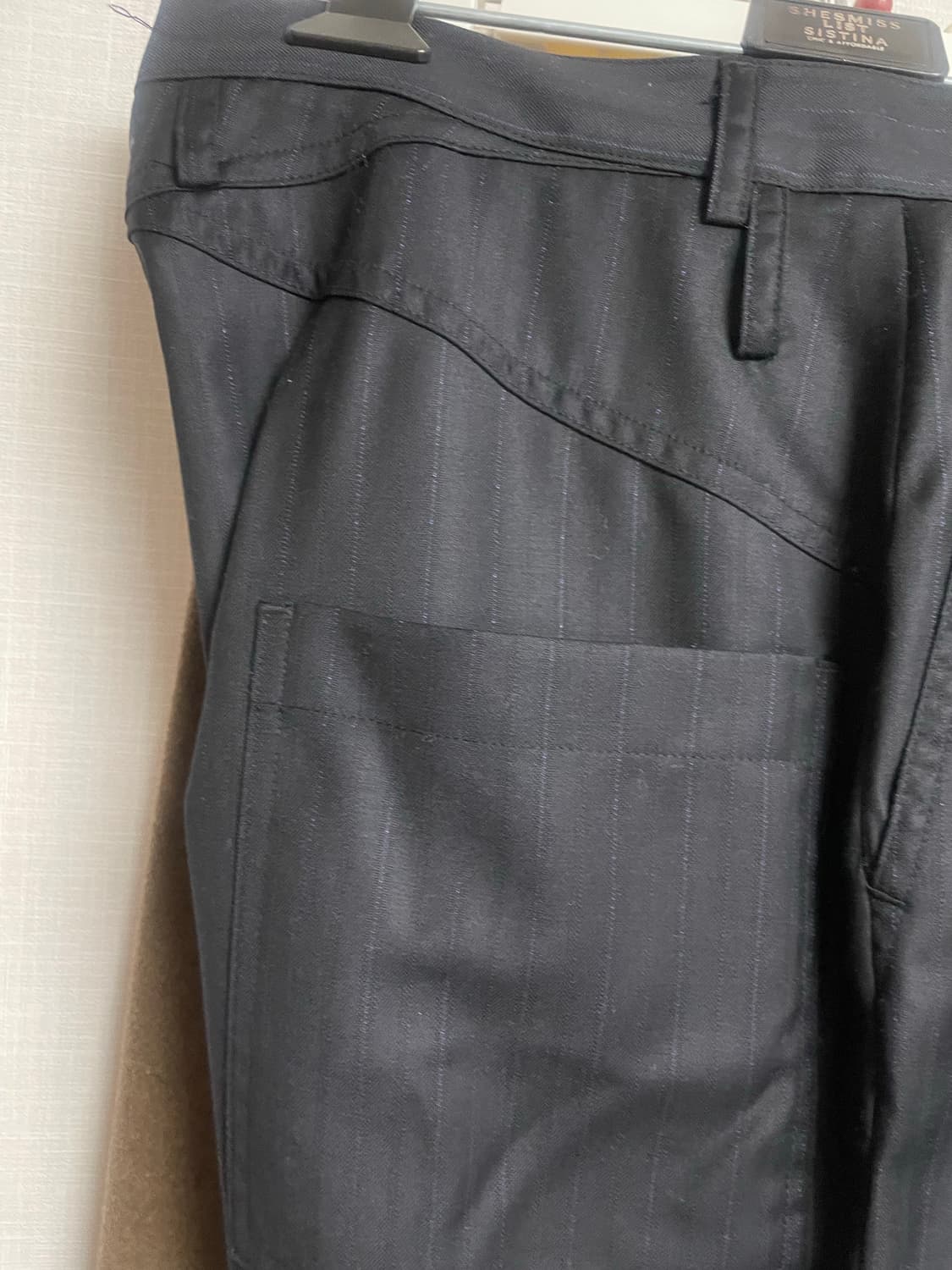 웨이비니스 Fissure Stripe Layered Slacks m 상품이미지5