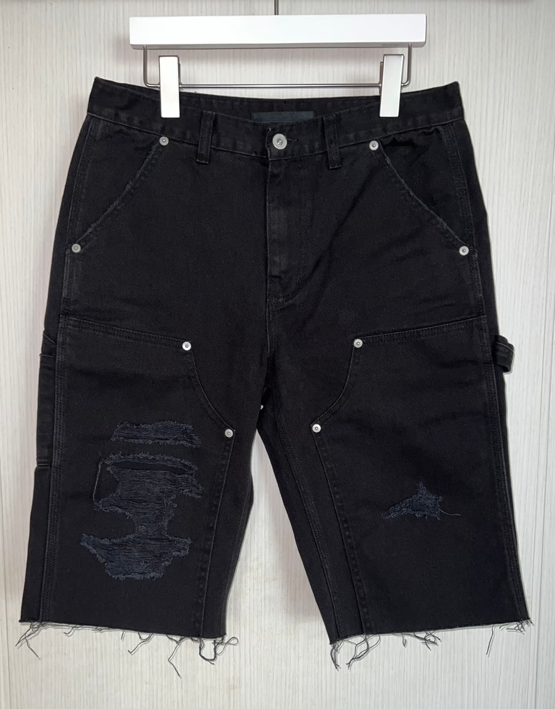 Htae Black Fade Half Double Knee Pants 상품이미지1