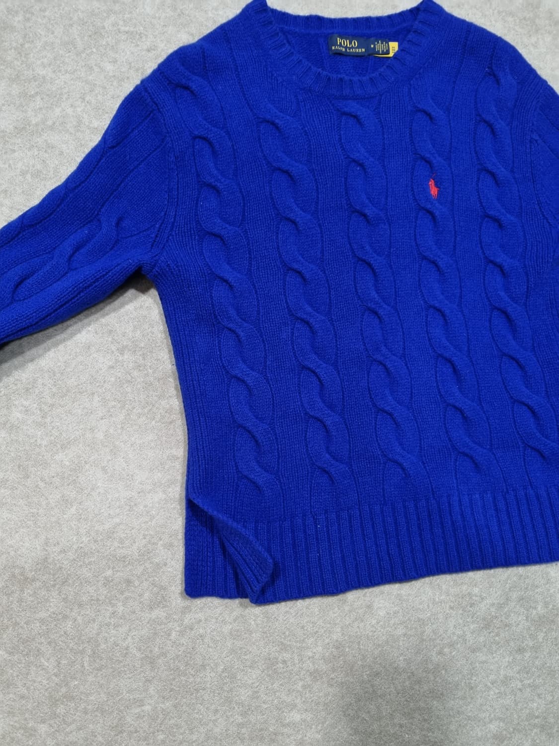 여성 M 폴로 케이블 니트 긴팔 상품이미지9