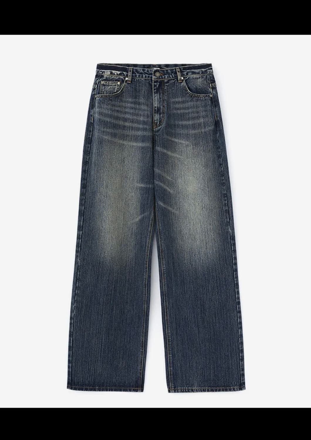 [L] 디앤에스알 DNSR 시그니처 와이드 데님 레트로블루 상품이미지1