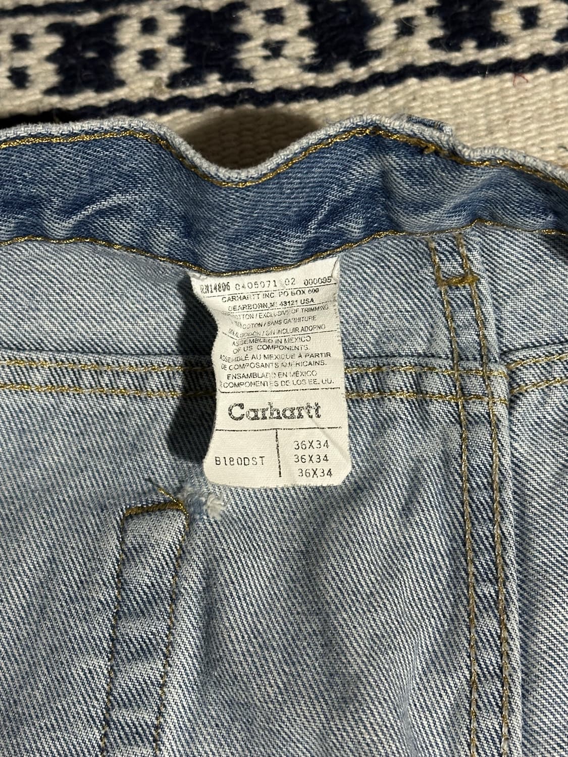 [칼하트] •Carhartt Denim Pants 상품이미지5