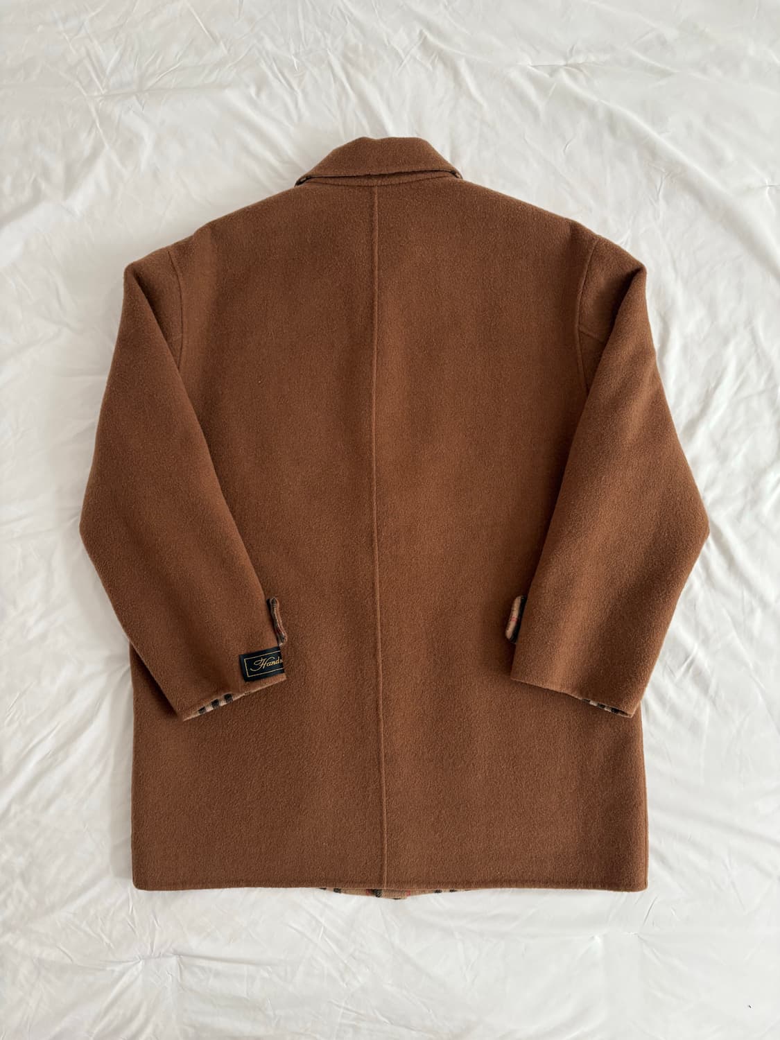 camel handmade half coat 카멜 핸드메이드 하프 코트 상품이미지6