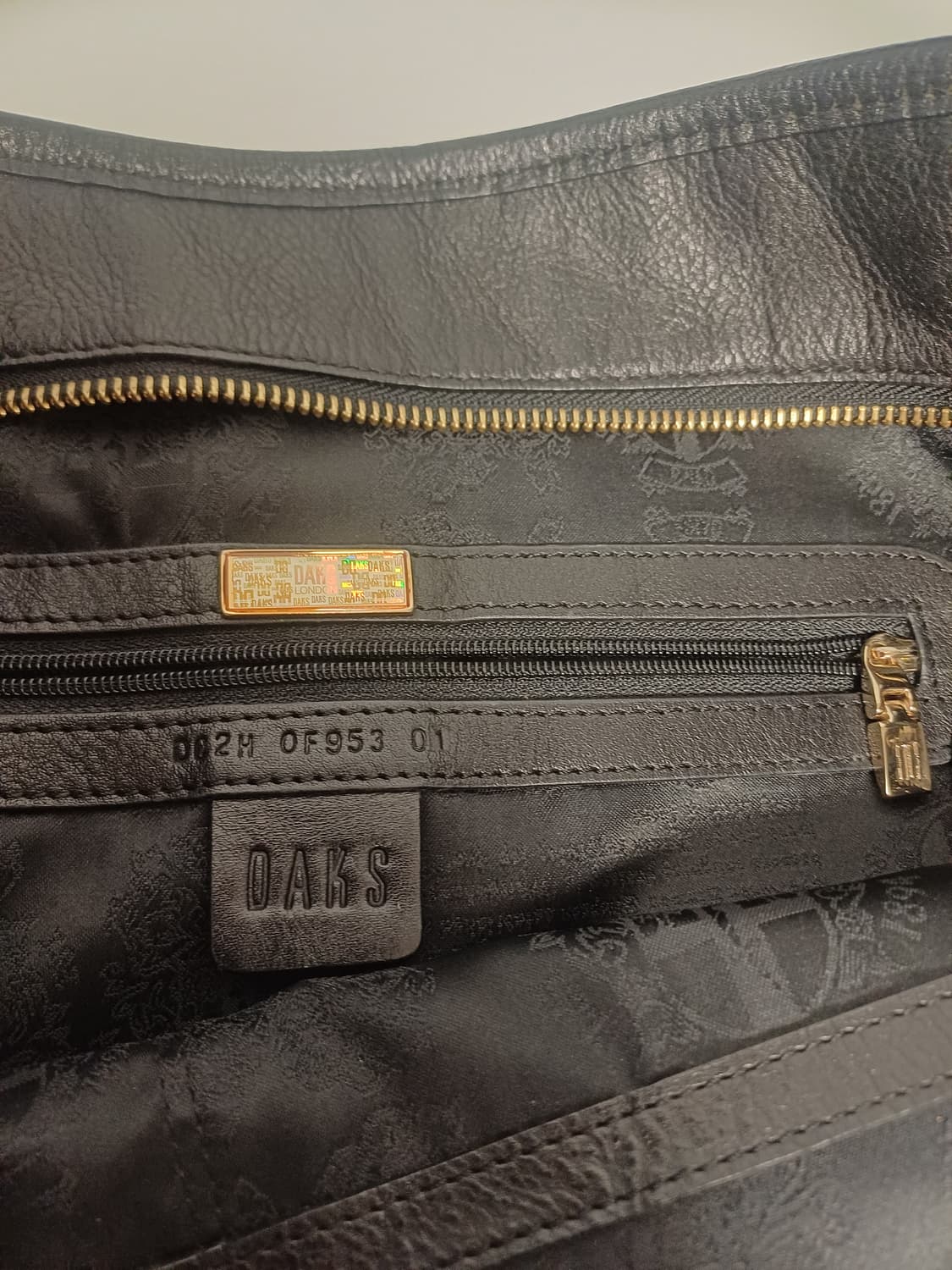 DAKS 닥스 클래식 DD로고 자카드 호보백 (DC2H 0F953)  상품이미지2