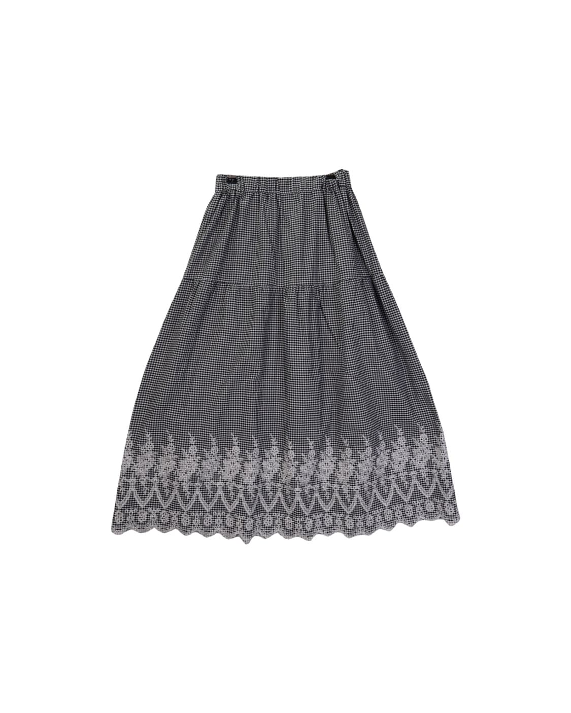 Jpn Poly Checked Long Skirts 상품이미지5