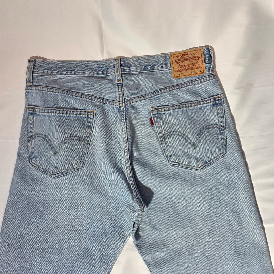 [W36L30]00s 리바이스 505 레귤러핏 데님팬츠 상품이미지8