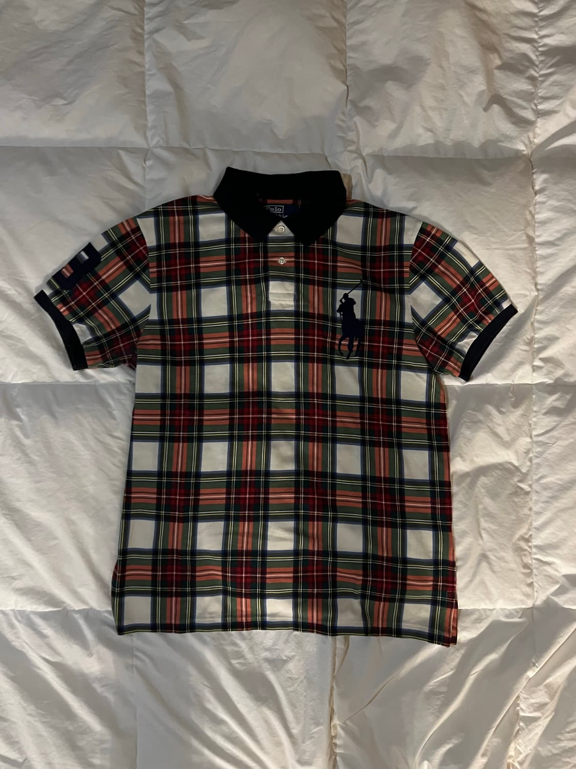 빅 포니 플레이드 폴로 셔츠 상품이미지1