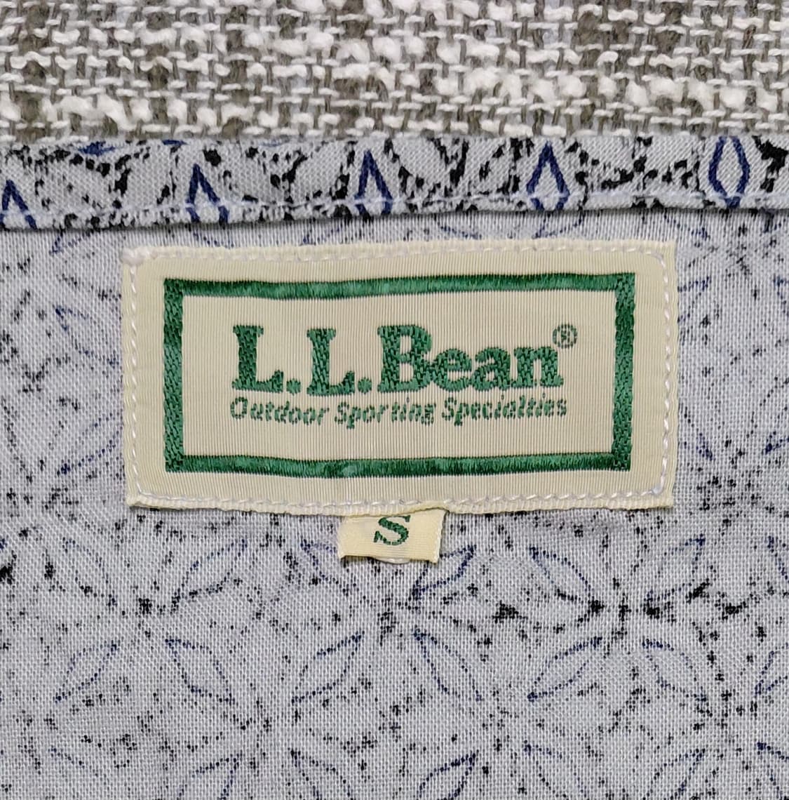 [S] L.L.Bean 빈티지 플로럴 지오메트릭 코튼 나시 원피스 상품이미지6