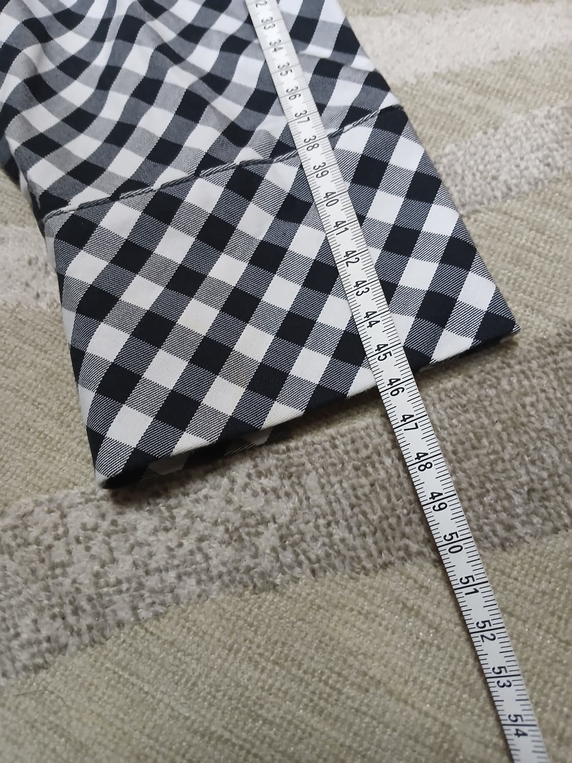 MAJE 깅엄 체크 레이어드 셔츠  상품이미지9