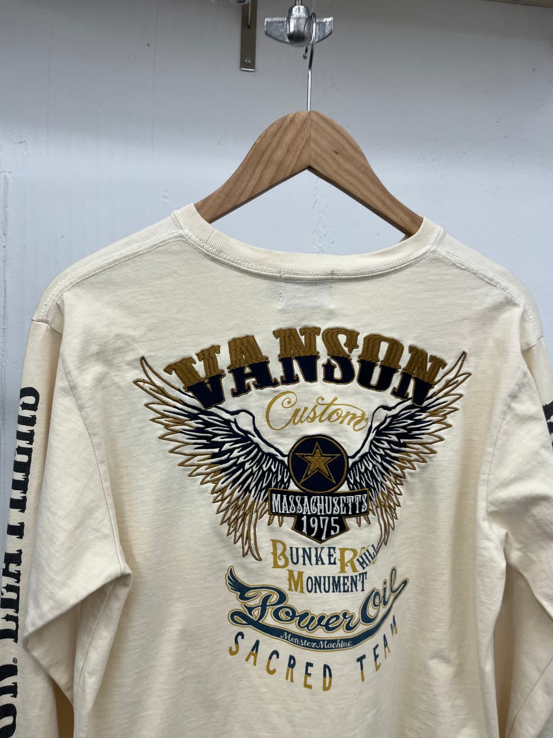 M) VANSON EMBROIDERED LONGSLEEVE 상품이미지5