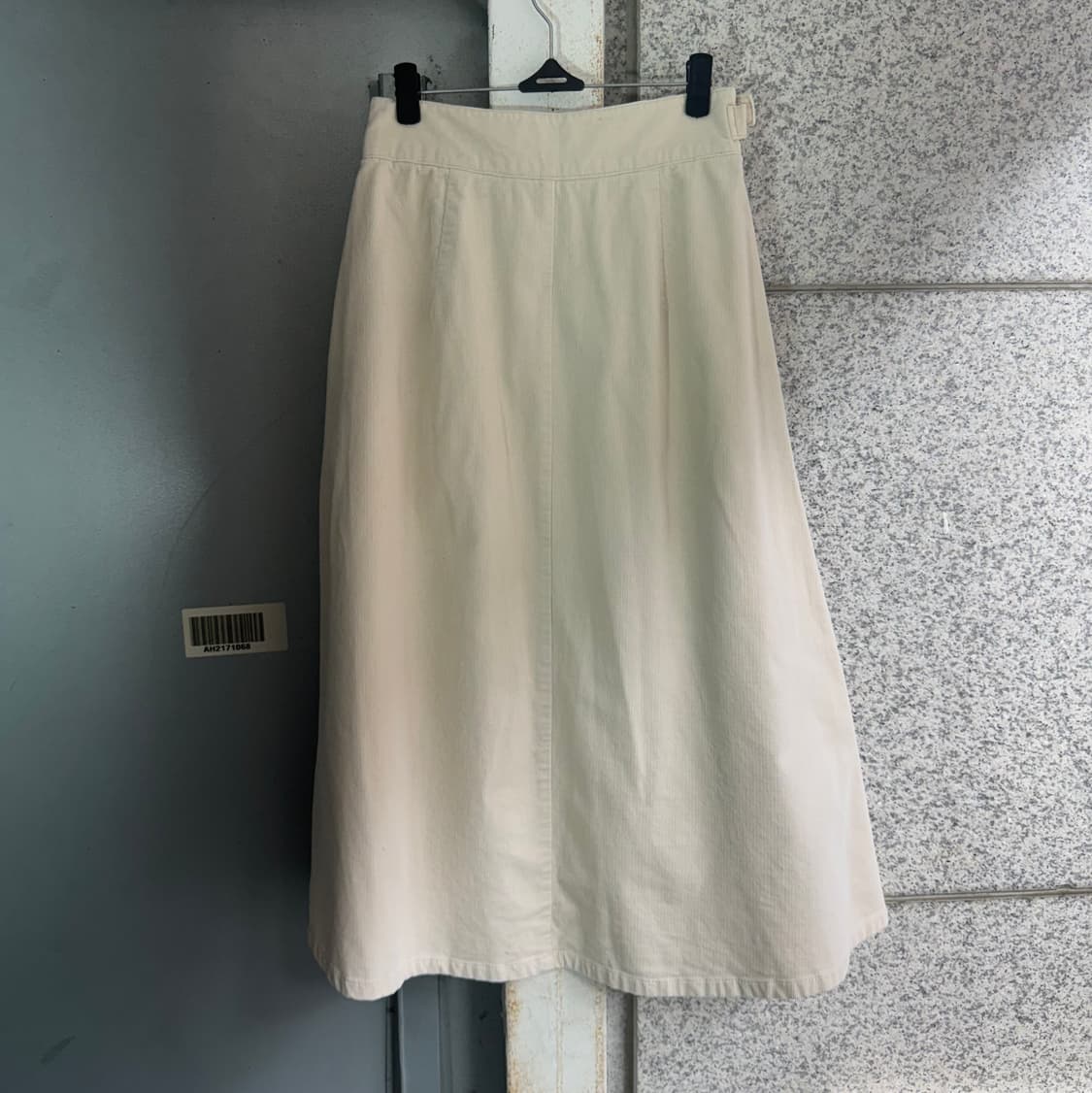 GU 벨티드 코듀로이 롱 스커트 상품이미지2