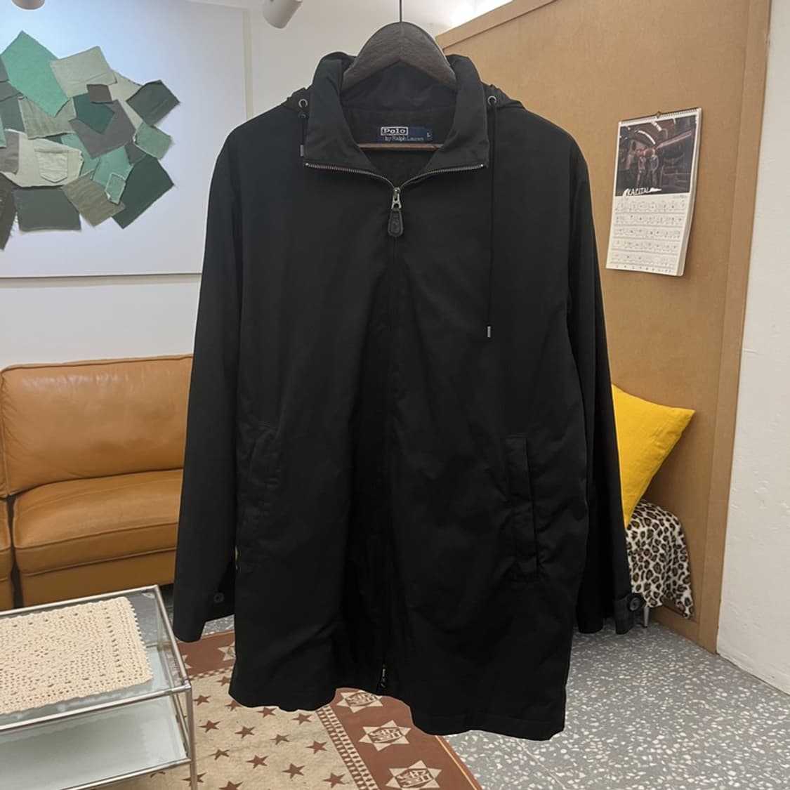 폴로 랄프로렌 모던시크 올드스쿨 후드 야상 페리 자켓 L C10414 상품이미지3
