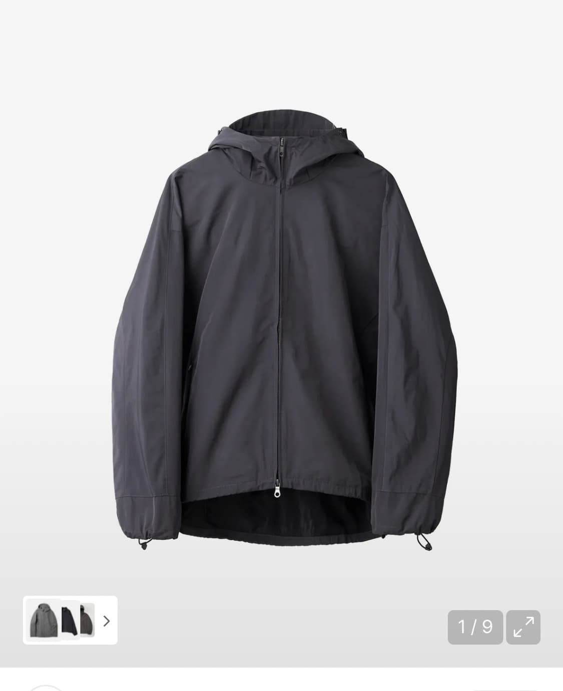 해칭룸 파카 차콜 판매합니다! Berger Parka Charcoal 상품이미지1