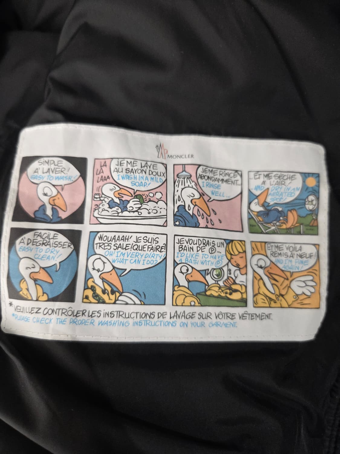 몽클레어 키즈 블랙 패딩 점퍼 후드(12A) 상품이미지6